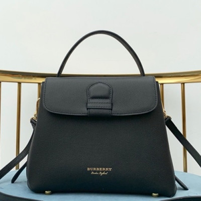 Burberry 2019 Leather Tote Shoulder Bag, 26cm - 버버리 2019 레더 토트 숄더백,BURB0319,26cm,블랙