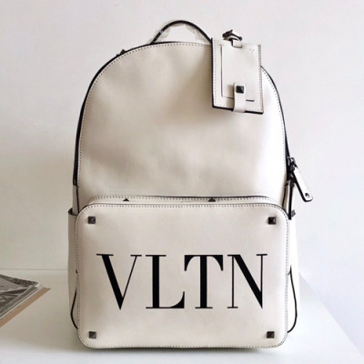 Valentino 2019 Leather Back Pack ,26CM - 발렌티노 2019 레더 남여공용 백팩,VTB0730,26CM,화이트