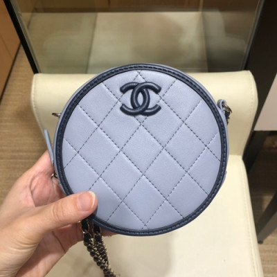 Chanel 2019 Women Mini Cross Bag,13cm - 샤넬 2019 여성용 미니 크로스백 CHAB0829, 13cm,그레이