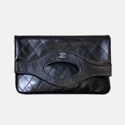 Chanel 2019 Women Clutch Bag ,25.5CM - 샤넬 2019 여성용 클러치백,CHAB0832,25.5CM,블랙