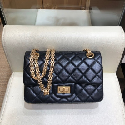 Chanel 2019 Women  Chain Leather Shoulder Bag ,20CM - 샤넬 2019 여성용 체인 레더 숄더백 CHAB0836,20CM,블랙(금장)