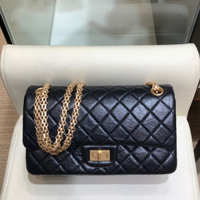 Chanel 2019 Women  Chain Leather Shoulder Bag ,25CM - 샤넬 2019 여성용 체인 레더 숄더백 CHAB0838,25CM,블랙(금장)