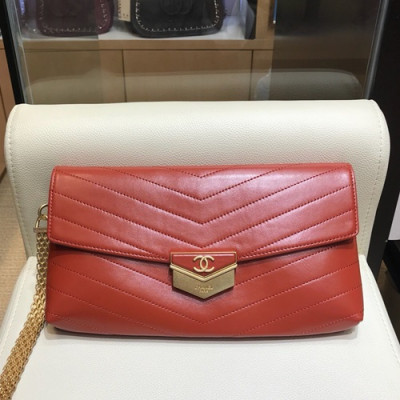 Chanel 2019 Women Clutch Bag ,26CM - 샤넬 2019 여성용 클러치백,CHAB0849,26CM,레드