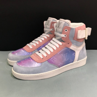 Louis vuitton 2019 Mm/Wm Business Initial Logo High-top Sneakers  - 루이비통 남자 비지니스 이니셜 로고 하이탑 스니커즈 Lou01170x.Size(225 - 270).핑크