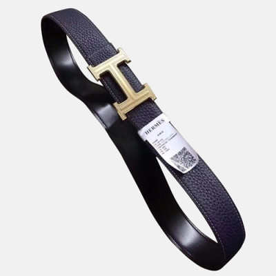 Hermes 2019 Mens Reversible Leather Belt - 에르메스 2019 남성용 리버시블 레더 벨트 HERBT0022.Size(3.8cm).네이비