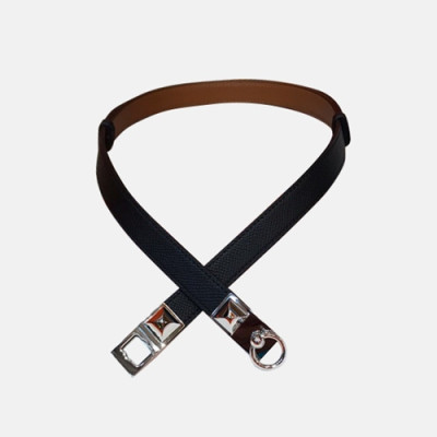 Hermes 2019 Kelly Ladies Epsom Leather Belt - 에르메스 2019 켈리 여성용 엠송 레더 벨트 HERBT0027.Size(1.8cm).블랙금장,블랙은장