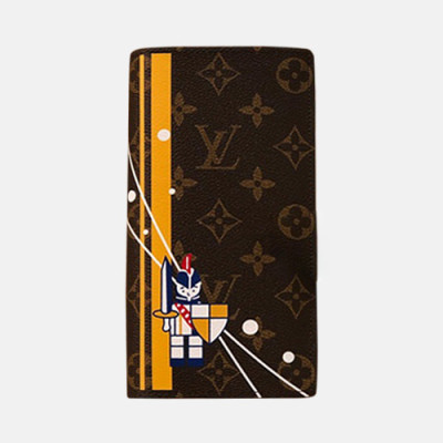 Louis Vuitton 2019 Monogram Brazza Wallet M66540 - 루이비통 2019 모노그램 남여공용 브라짜 월릿 장지갑  LOUW0190.Size(19CM).브라운