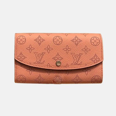 Louis Vuitton 2019 Mahina Iris Wallet ,M60144 -  루이비통 2019 마히나 아이리스 장지갑 LOUW0200.Size(19CM).핑크