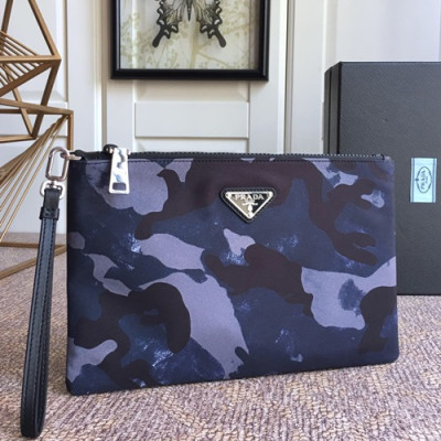 Prada 2019 Mens Clutch Bag ,28CM - 프라다 2019 남성용 클러치백 2NH006 - 2,28CM，네이비