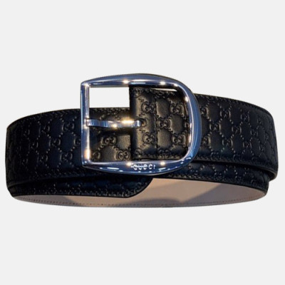 Gucci 2019 Mens Leather Belt - 구찌 2019 남성용 레더 벨트 GUBT0005.Size(4.0cm).블랙