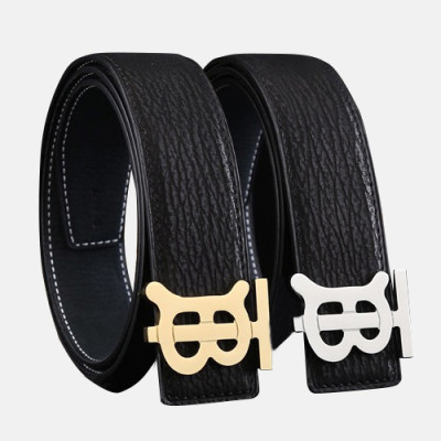 Burberry 2019 Mens TB Buckle Belt - 버버리 2019 남성용 TB 버클 벨트 BURBT0011.Size(3.8cm).블랙금장,블랙은장