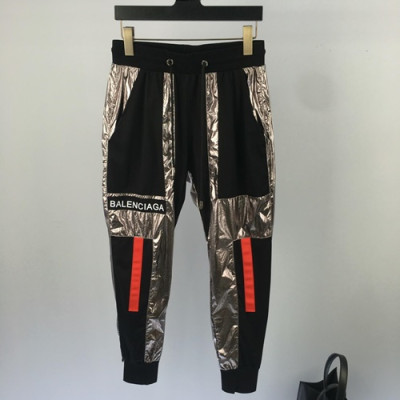 Balenciaga 2019 Mens Logo Casual Training Pants - 발렌시아가 남성 로고 캐쥬얼 트레이닝 팬츠 Balpa0010.Size(m - 3xl).컬러(블랙)