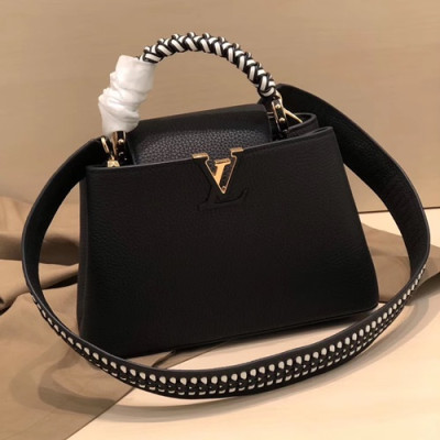 Louis Vuitton 2019 Capucines Tote Shoulder Bag,27/31cm - 루이비통 2019 카푸신 토트 숄더백  M55083 ,LOUB1507,27/31cm,블랙