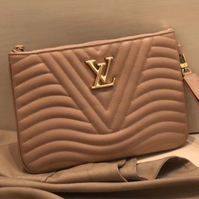 Louis Vuitton 2019 New Wave Clutch Bag,24cm - 루이비통 2019 뉴 웨이브 클러치백 M63943,LOUB1509,24cm,베이지