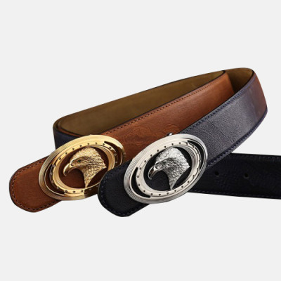 Stefano Ricci 2019 Mens Reversibe Leather Belt - 스테파노리치 2019 남성용 리버시블 레더 벨트 STEBT0007.Size(3.8cm).브라운금장,네이비은장