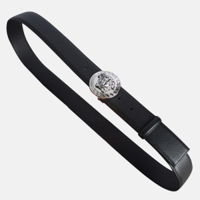 Versace 2019 Mens Leather Belt - 베르사체 2019  남성용  레더 벨트 VERBT0008.Size(3.8cm).블랙