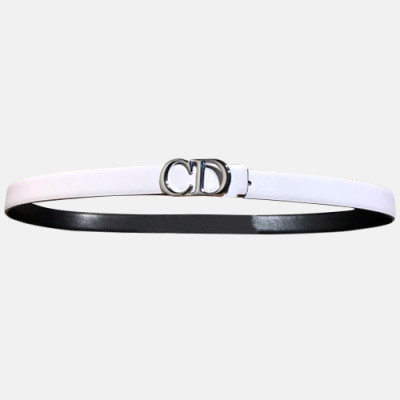 Christian Dior 2019 Ladies Leather Belt - 크리스챤 디올 2019 여성용 레더 벨트 DIOBT0009,Size(2.5CM).화이트