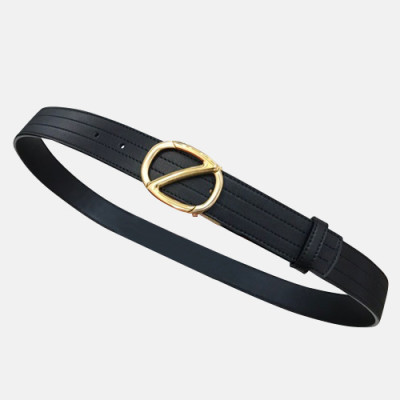 Ermenegildo Zegna 2019 Mens  Leather Belt - 에르메네질도 제냐 2019 남성용 레더 벨트 ZEGBT0002.Size(3.5cm).블랙금장