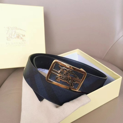 Burberry 2022 Mens Leather Belt - 버버리 2022 남성용 레더 벨트 BURBT0012.네이비