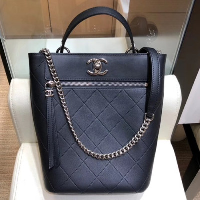 Chanel 2019 Bucket Shoulder Bag,20CM - 샤넬 2019 버킷 숄더백,CHAB0970,20CM,블랙