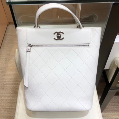 Chanel 2019 Bucket Shoulder Bag,24CM - 샤넬 2019 버킷 숄더백,CHAB0972,24CM,화이트