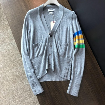 Thom Browne 2019 Mens Crew-neck Wool Cardigan - 톰브라운 2019 남성 크루넥 울 가디건 Thoca00021.Size(S - 2XL).컬러(그레이)