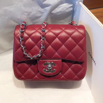 Chanel 2019 Classic Flap Shoulder Bag,17CM - 샤넬 2019 클래식 플랩 숄더백,CHAB0979,17CM,레드