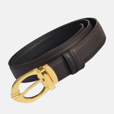 Montblanc 2019 Mens Leather Belt - 몽블랑 2019 남성용 레더 벨트 MONBT0003.Size(3.5cm).브라운