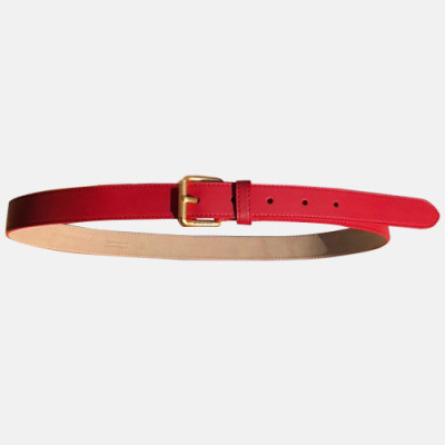 Burberry 2019 Ladies Leather Belt - 버버리 2019 여성용 레더 벨트 BURBT0014.Size(2.5cm).레드