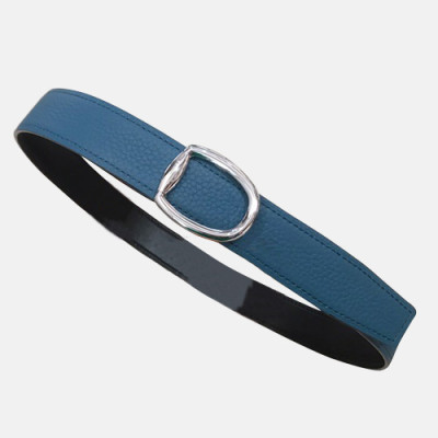 Hermes 2019 Mm/Wm Reversible Leather Belt - 에르메스 2019 남여공용 리버시블 레더 벨트 HERBT0057,Size(3.2cm),블루