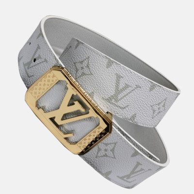 Louis vuitton 2019 Mens Reversible Leather Belt - 루이비통 2019 남성용 리버시블 레더 벨트 LOUBT0066,Size(3.8cm),화이트