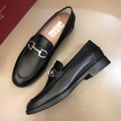 Ferragamo 2018 Mens Gancio Leather Loafer - 페라가모 남성 레더 간치오 레더 로퍼 Fer0295x.Size(240 - 265).블랙