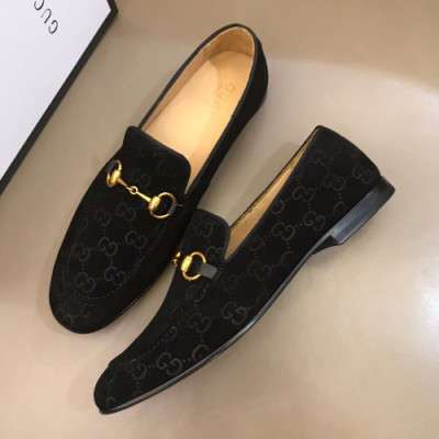 Gucci 2019 Mens Business Horsbit Suede Loafer- 구찌 남성 비지니스 홀스빗 스웨이드 로퍼 Guc01106x.Size(240 - 270).블랙