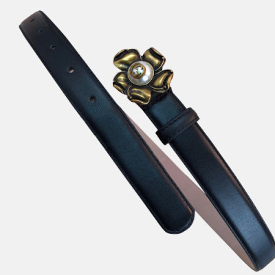 Gucci 2019 Ladies Leather Belt - 구찌 2019 여성용 레더 벨트 GUBT0065.Size(2.5cm).블랙