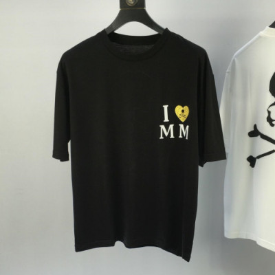 Mastermind Japan 2019 Mens Cruz Skull Cotton Short Sleeved Tshirt - 마스터마인드재팬 남성 크루즈 스컬 코튼 반팔티 MasTS0015.Size(s - xl).블랙