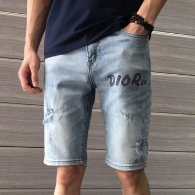 Dior 2019 Mens Initial Logo Casual Denim Half Pants -디올 남성 이니셜 로고 캐쥬얼 데님 반바지 Diohp0045.Size(28- 38).컬러(블루)