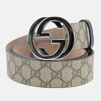 Gucci 2019 Mens Leather Belt - 구찌 2019 남성용 레더 벨트 GUBT0082,카키