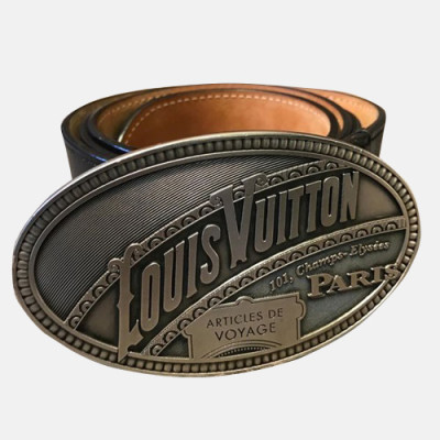 Louis vuitton 2019 Mens Leather Belt - 루이비통 2019 남성용 레더 벨트 LOUBT0101,블랙