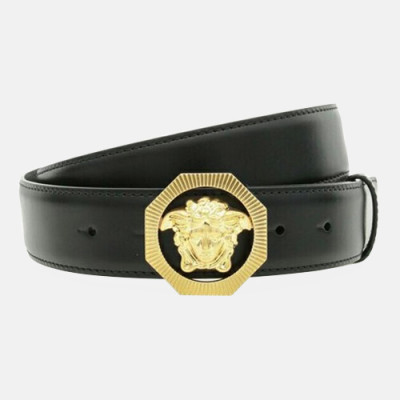 Versace 2019 Mens Leather Belt - 베르사체 2019  남성용 레더 벨트 VERBT0029,블랙