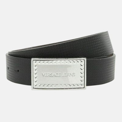 Versace 2019 Mens Leather Belt - 베르사체 2019  남성용 레더 벨트 VERBT0036,블랙