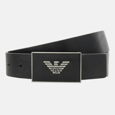 Armani 2019 Mens Leather Belt - 알마니 2019  남성용 레더 벨트 ARMBT0069,블랙