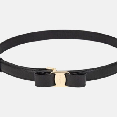 Salvatore Ferragamo 2019 Woman Leather Belt - 살바토레 페라가모 2019 여성용 레더 벨트 FERBT0052,블랙