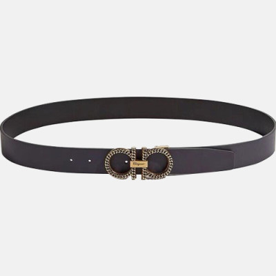 Salvatore Ferragamo 2019 Woman Leather Belt - 살바토레 페라가모 2019 여성용 레더 벨트 FERBT0053,블랙