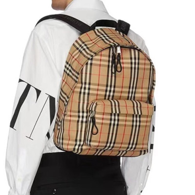 [빈티지]Burberry 2019 Nylon Back Pack , 42.5cm - 버버리 2019 나일론 남여공용 백팩 ,BURB0357,42.5cm,베이지