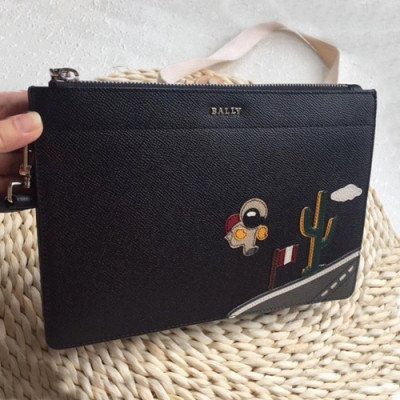 Bally 2019 Leather Clutch Bag - 발리 2019 레더 남성용 클러치백  BALB0072,블랙