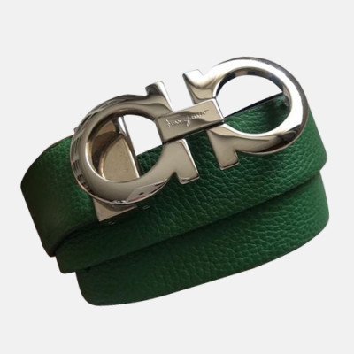 Salvatore Ferragamo 2019 Woman Leather Belt - 살바토레 페라가모 2019 여성용 레더 벨트 FERBT0069,그린