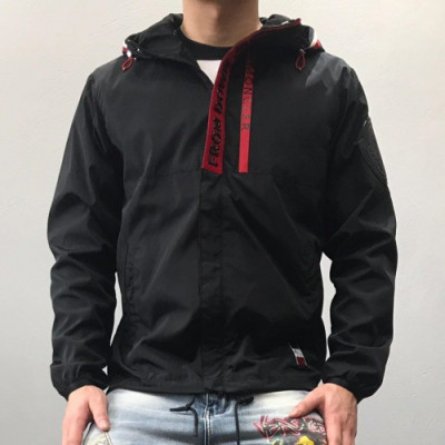 Mocler  2019 Mm/Wm Casual Windproof Hood Jacket - 몽클레어 남자 캐쥬얼 방풍 후드자켓 Mocja0077.Size(m - 2xl).블랙