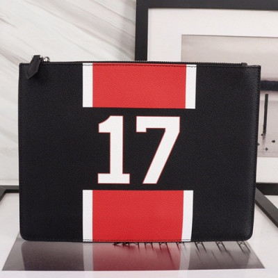 Givenchy 2019 Leather Clutch Bag,30cm - 지방시 2019 레더 남여공용 클러치백 GVB0164,30cm,블랙