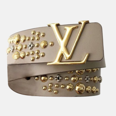 Louis vuitton 2019 Woman Leather Belt - 루이비통 2019 여성용 레더 벨트 LOUBT0109,베이지