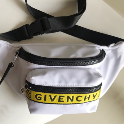 Givenchy  2019 Nylon Hip Sack Belt Bag,33cm - 지방시 2019 나일론 남여공용 힙색 벨트백 GVB0193,33cm,화이트